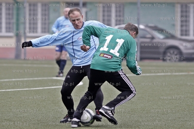 Gdansk. Boisko przy ul. Traugutta.  Noworoczny mecz...