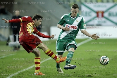 PGE Arena. Cwiercfinal Pucharu Polski w pilce noznej....