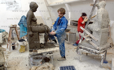 Wydzial rzeby przy Akademii Sztuk Pieknych w Gdansku....