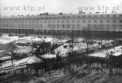 Gdansk, dawny Plac Gorkiego z hotelem orbisowskim "Monopol"....