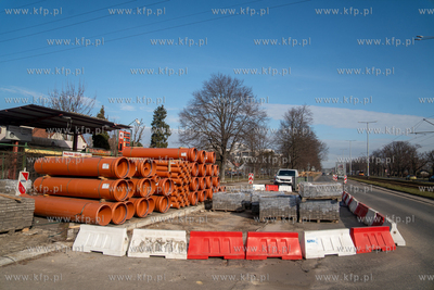 Remont nawierzchni al. Hallera w Gdańsku. 19.03.2026...