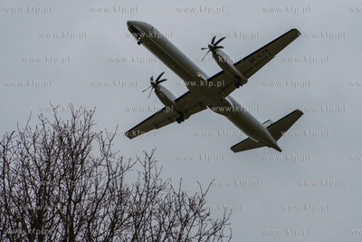 Okolice Portu Lotniczego Gdańsk im. Lecha Wałęsy....