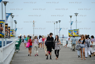 Gdansk. Molo w Brzeznie. 19.07.2011 fot. Mateusz Ochocki...