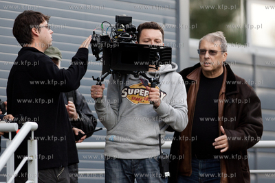 Gdynia. Plan zdjeciowy filmu pt Uklad Zamkniety w rezyserii...