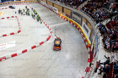 Gdansk. Hala Ergo Arena. Prolog 8 Rajdu Lotos Baltic...