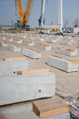 Gdansk. Wisloujscie. Zmontowana, przygotowana do pracy...