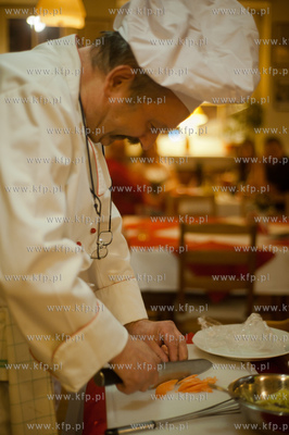 Gdansk. Restauracja Kuchnia Rosyjska. Noc Restauracji...