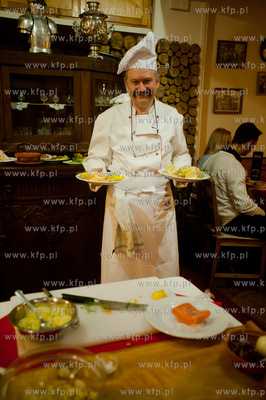 Gdansk. Restauracja Kuchnia Rosyjska. Noc Restauracji...