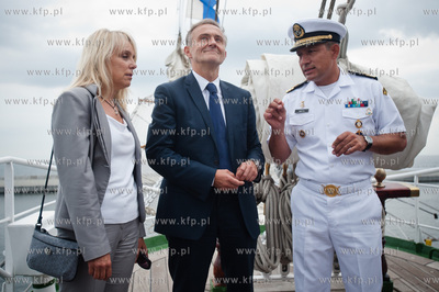 Gdynia. Wizyta prezydenta miasta Gdyni Wojciecha Szczurka...