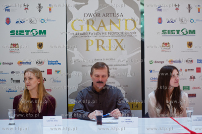 Gdansk. CH. Galeria Baltycka. Konferencja prasowa poprzedzajaca...