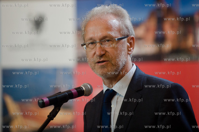 Gdansk. Dwor Artusa. Uroczystosc wreczenia Nagrody...