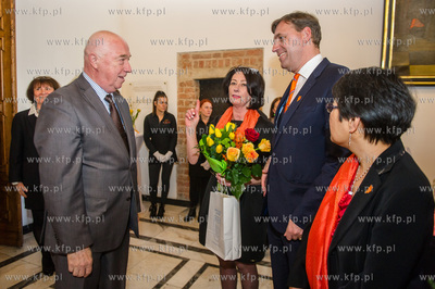 Gdansk. Wielka Sala Wety Ratusza Glownego Miasta. Obchody...