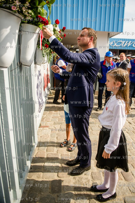 Gdansk. Obchody 35 lecia podpisania Porozumien Sierpniowych....