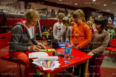 Gdansk. Biblioteka Manhattan w CH Manhattan. Spotkanie...