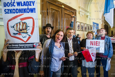 Gdansk. Nowy Ratusz. XXIII Sesja Rady Miasta Gdanska....