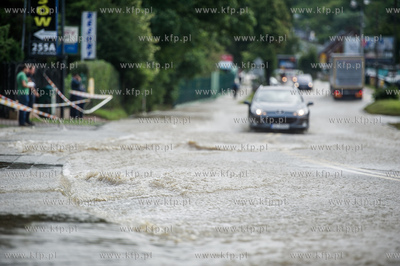 Gdańsk. Skutki silnych opadow, które przeszły nad...