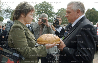 Wicepremier i Minister Rolnictwa Andrzej Lepper zagoscil...