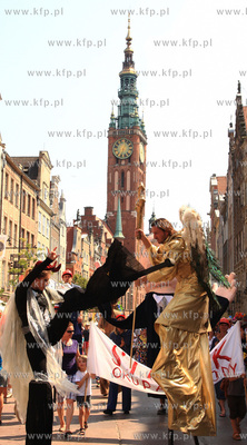 Otwarice 752 Jarmarku sw. Dominka w Gdansku. Uroczysta...