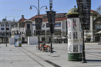 Sopot. Miasto Sopot w czasie stanu epidemii. 09.04.2020...