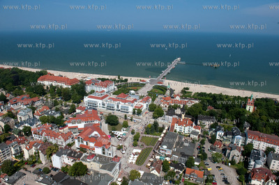 Sopot z lotu ptaka. 28.06.2009 fot. Kacper Kowalski...