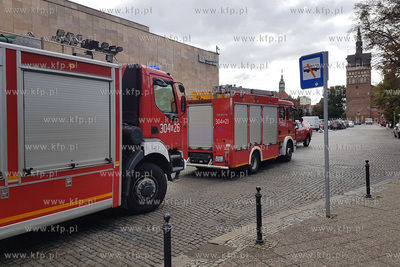Pożar w kanale wentylacyjnym w Teatrze Wybrzeże w...