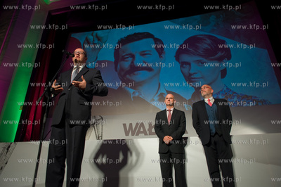 Pierwszy oficjalny polski pokaz filmu Andrzeja Wajdy...