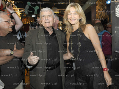 Sopot. Festiwal Gwiazd. Nz. Janusz Morgenstern i Grazyna...