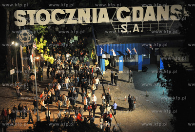 Gdansk. Stocznia. Koncert Zaczelo Sie W Polsce bedacy...