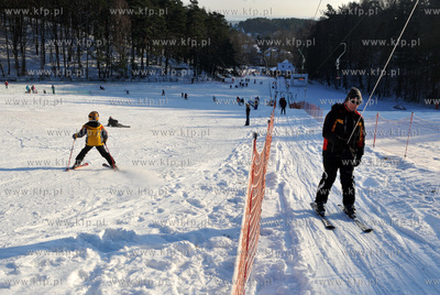 Stok narciarski i saneczkowy na Lysej Gorze w Sopocie....