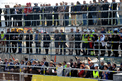 Gdansk, ul. Ku Ujsciu. Chrzest maszyny TBM, ktora otrzymala...