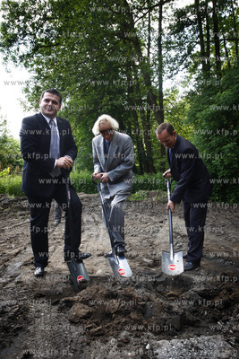 Sopot. Grodzisko. Symboliczne rozpoczecie prac budowlanych...