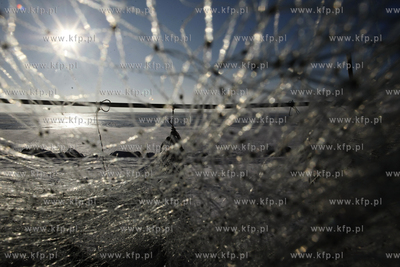 Kuznica. Port rybacki. 14.01.2010 fot. Krzysztof Mystkowski...