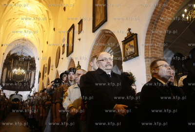 Gdansk. Katedra Oliwska. Msza sw. za tragicznie zmarlych...