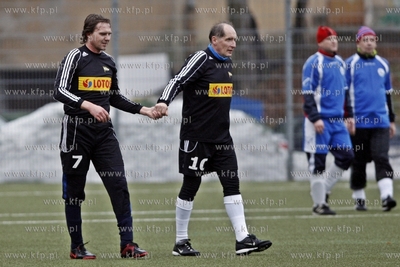 Gdansk. Boisko przy ul. Traugutta.  Sylwestrowy mecz...