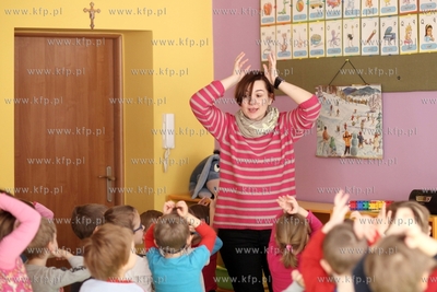 Zajecia w przedszolu nr 64 im. Kubusia Puchatka w Gdansku....