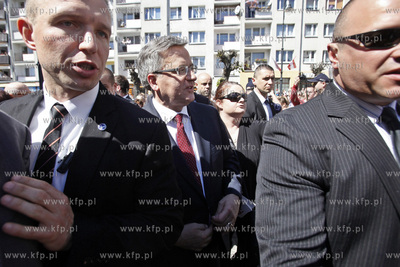 Wizyta Prezydenta RP Bronislawa Komorowskiegow Sztumie....