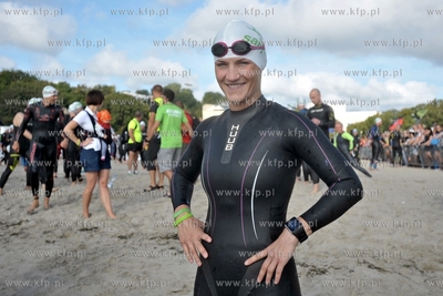 Herbalife Triathlon Gdynia. Nz. poslanka Iwona Guzowska.
10.08.2014
fot....