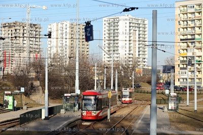 Pętla tramwajowa na gdańskiej Zaspie.
17.02.2015
fot....