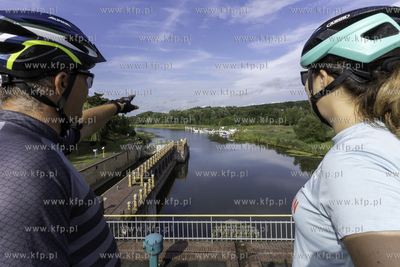 Przystań w Białej Górze na Nogacie w okolicy śluzy...