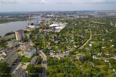 Stogi z lotu ptaka. Okolice ul. Stryjewskiego. 07.08.2024...