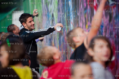 Gdansk. Stadion MOSiR przy ul. Traugutta. Akcja Polska...