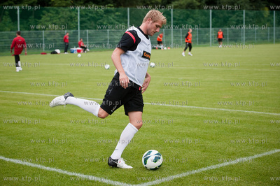 Gdansk. Pierwszy trening Reprezentacji Polski w pilce...