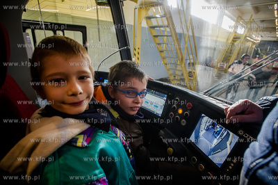 Gdansk. Zajezdnia tramwajowa Zakladu Komunikacji Miejskiej,...