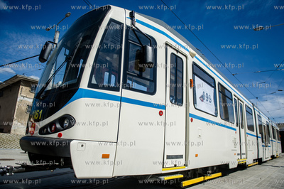 Gdansk. Wrzeszcz. Zajezdnia tramwajowa Zakladu Komunikacji...