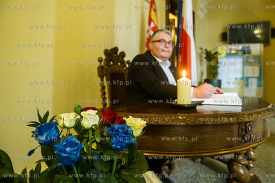 Gdańsk. Nowy Ratusz. Siedziba Rady Miasta. Wyłożona...