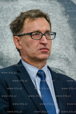 Gdańsk. Historyczna sala BHP. Konferencja prasowa...