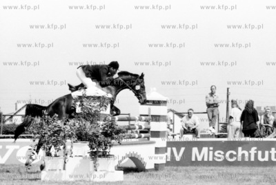Miedzynarodowe Zawody Konne CSIO w Sopocie. 04.06.1992...