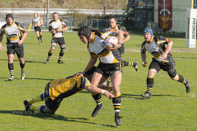 Stadion GOSiR w Gdyni. Dramatyczny mecz rugdy pomiedzy...