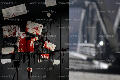 Plan zdjeciowy filmu o masakrze robotnikow na Wybrzezu...