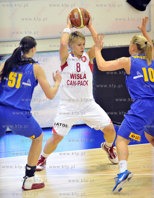 Hala Wisly w Krakowie. Ford Germaz Ekstraklasa. Koszykarki...